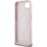 iPhone 16e Case Hülle - Karl Lagerfeld Choupette Silikon Soft Touch mit MagSafe - Rosa