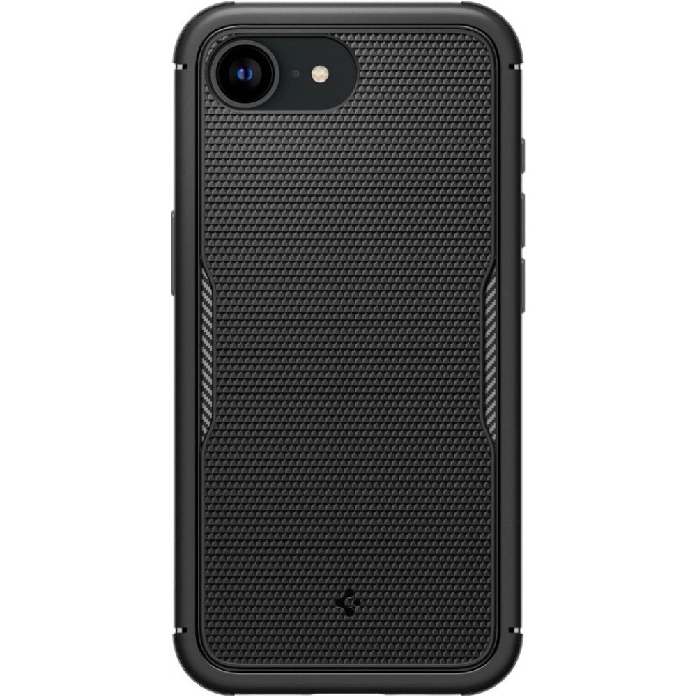 iPhone 16e Case H&uuml;lle - Spigen Core Armor MagSafe - Schwarz