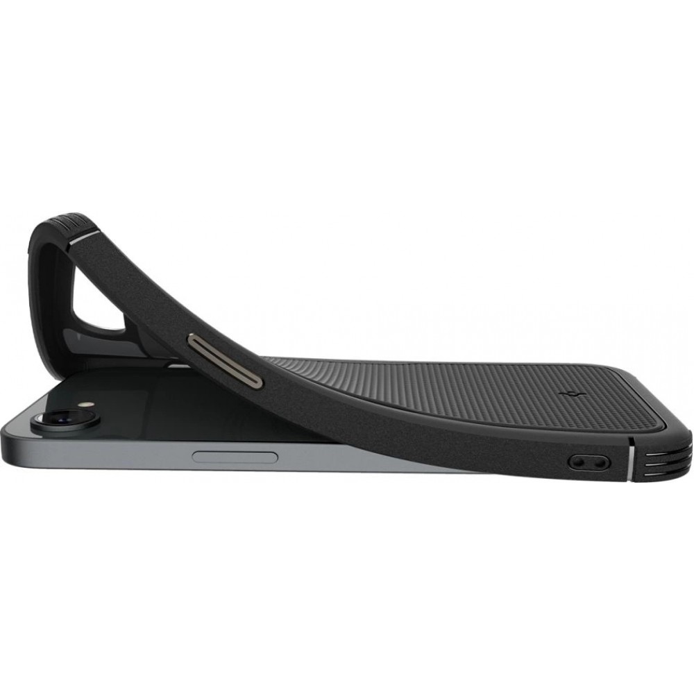 iPhone 16e Case H&uuml;lle - Spigen Core Armor MagSafe - Schwarz