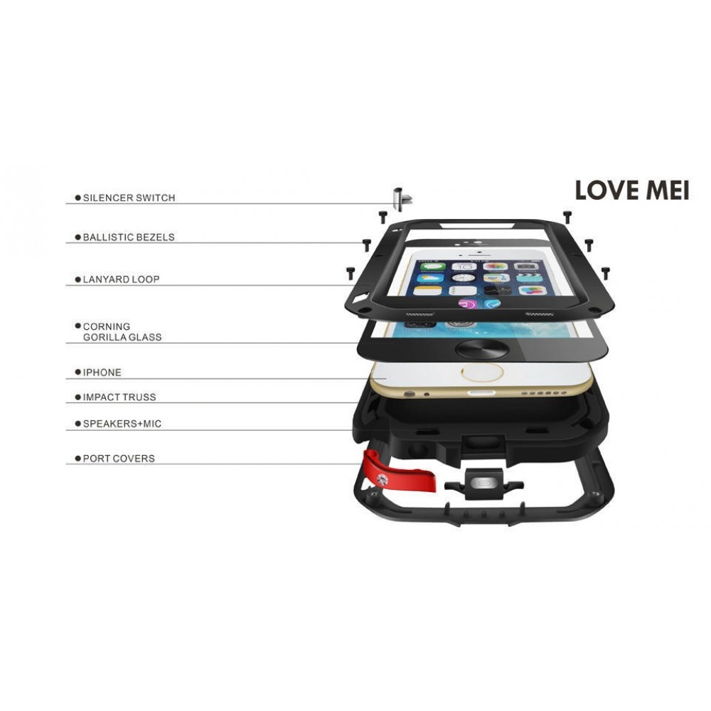 Hülle iPhone 12 Pro Max - Love Mei Powerful