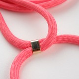 Coque iPhone 17e / 16e - Bio Eco-Friendly nature avec cordon collier - Rouge