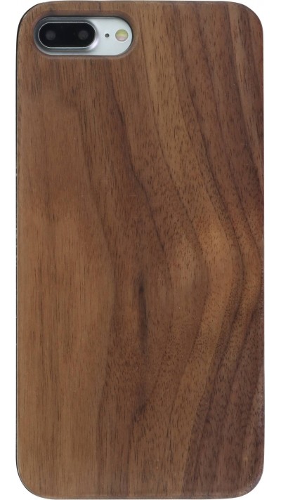Hülle iPhone 7 Plus / 8 Plus - Holz Dunkel