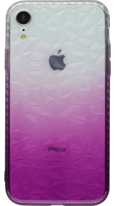 Hülle iPhone Xs Max -  Diamond 3D - Violett