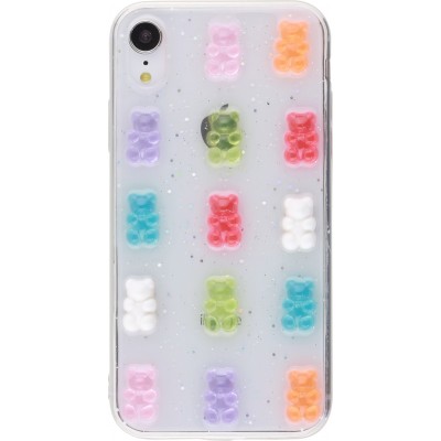 Hülle iPhone XR - 3D Bear Candy Gel
