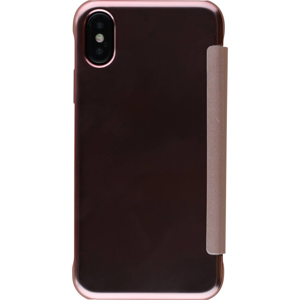 Hülle iPhone XR - Clear View Cover - Hellrosa