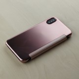 Hülle iPhone XR - Clear View Cover - Hellrosa