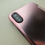 Hülle iPhone XR - Clear View Cover - Hellrosa