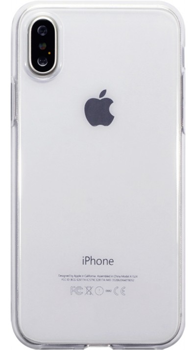 Hülle iPhone Xs Max - Gummi Transparent Silikon Gel Simple Super Clear flexibel