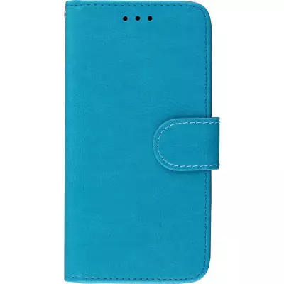 Hülle iPhone X / Xs - Premium Flip Leder Tasche - Türkis