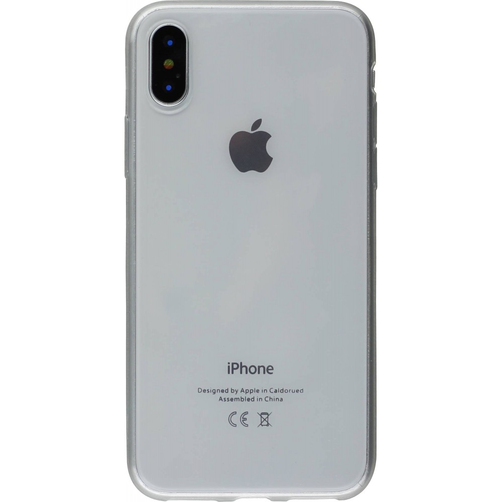 Hülle iPhone X / Xs - Ultra-thin Gummi Transparent 0.8 mm Gel-Silikon Superdünn und flexibel