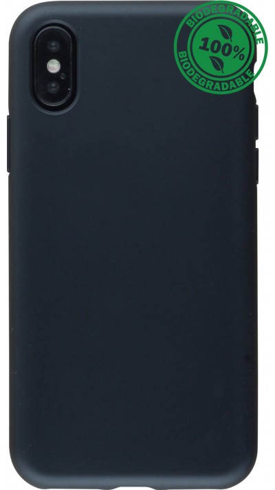 Hülle iPhone X / Xs - Bio Eco-Friendly biologisch Kompostierbar ökologisch - Schwarz