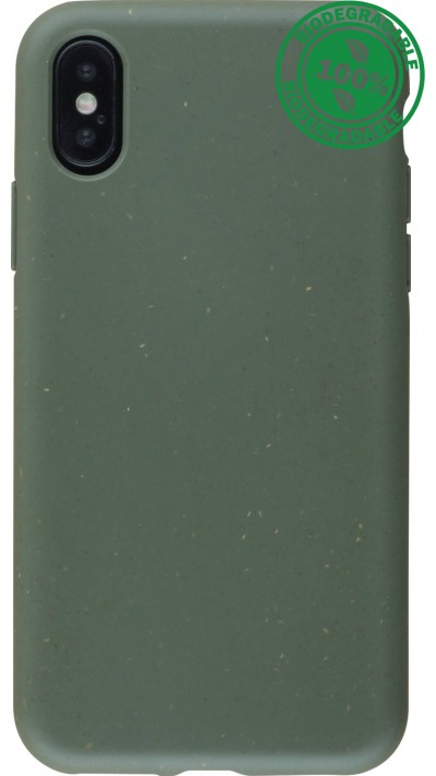 Hülle iPhone X / Xs - Bio Eco-Friendly biologisch Kompostierbar ökologisch - Dunkelgrün