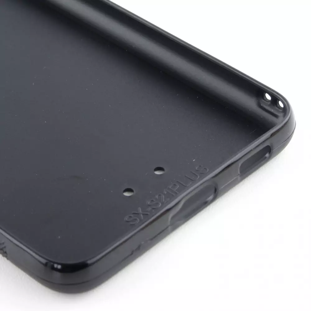 Custom Hülle Silikon schwarz - Samsung Galaxy S21+ 5G