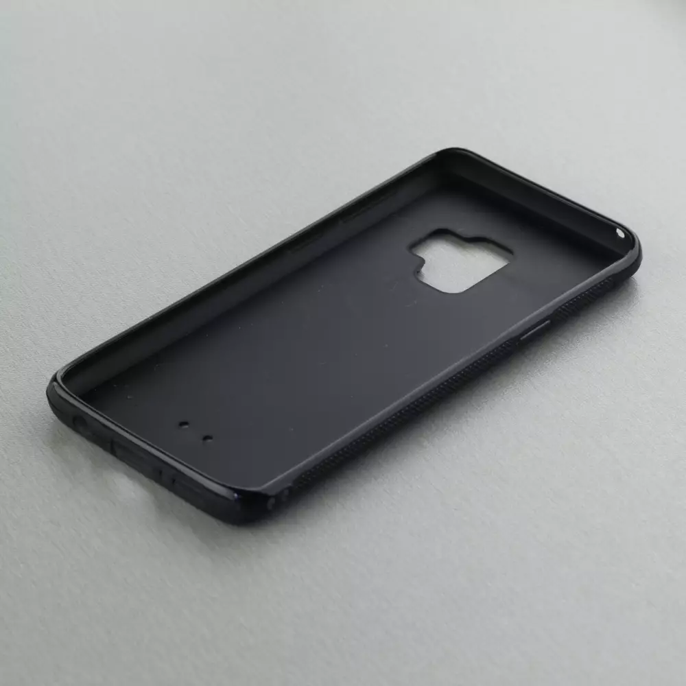 Custom Hülle Silikon schwarz - Samsung Galaxy S9