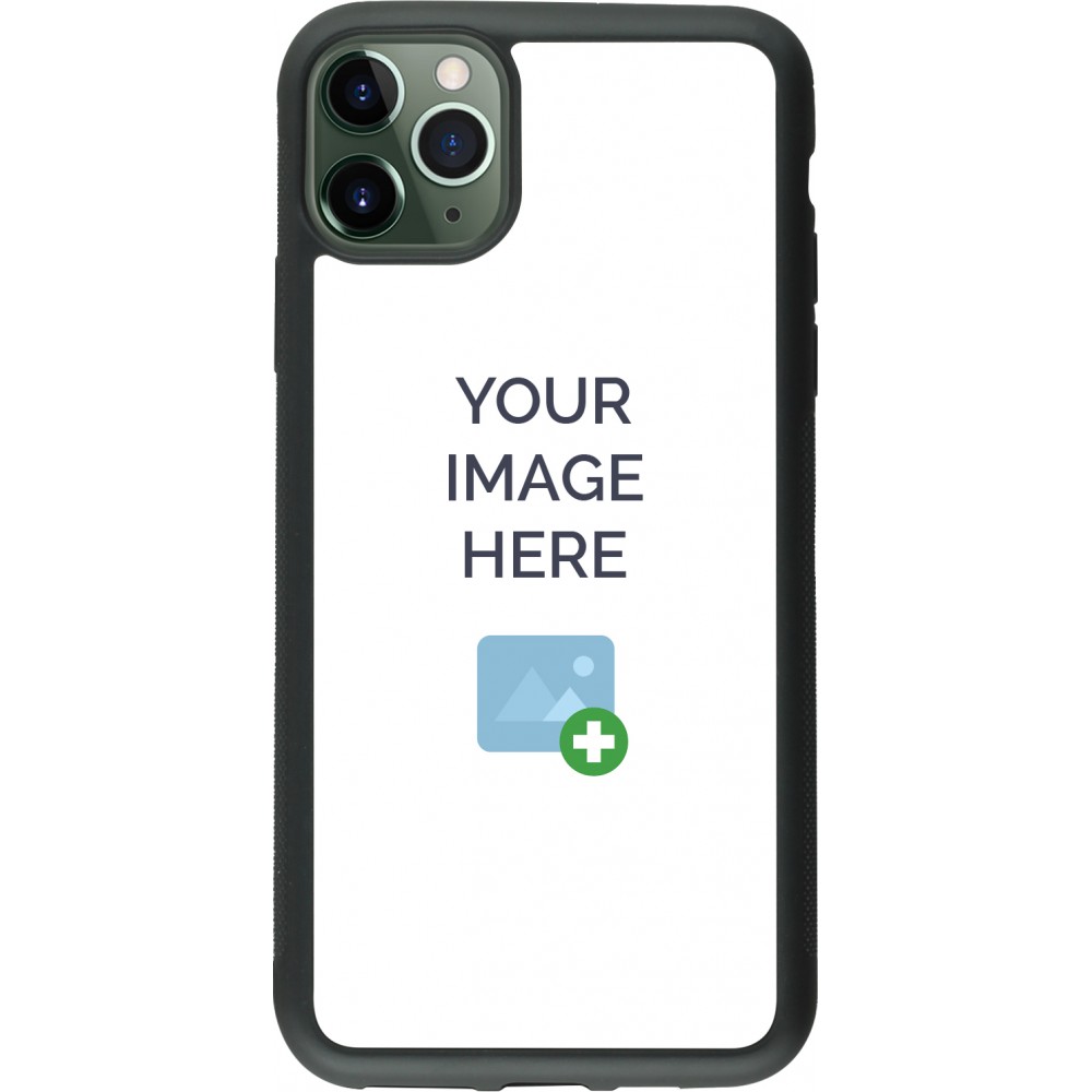 Custom Hülle Silikon schwarz - iPhone 11 Pro Max