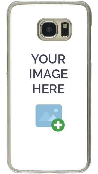 Personalisierte Hülle transparenter Kunststoff - Samsung Galaxy S7 Edge