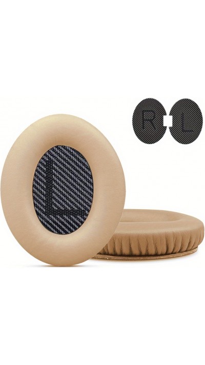 Ersatz-Ohrpolster für Bose QuietComfort QC2/QC15/QC25/QC35 - Beige