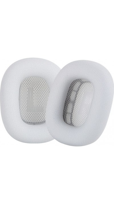 Ultra-weiche Memory-Schaum Mesh-Ersatzpolster mit verstärktem Magnet (2er Set) - Weiss - AirPods Max