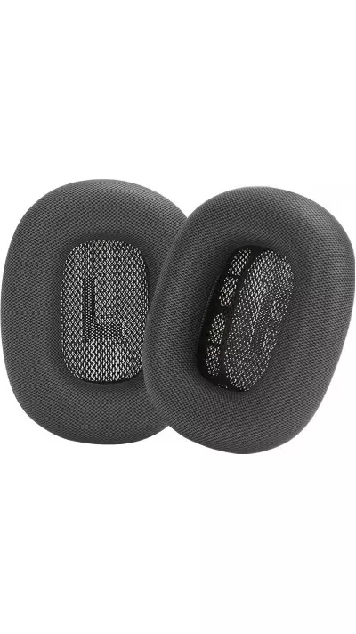 Ultra-weiche Memory-Schaum Mesh-Ohrpolster mit verstärktem Magnet (2er Set) - Schwarz - AirPods Max