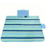 Extra-große tragbare wasserdichte Picknickdecke sandabweisend für Camping, Strand und Park (200 x 200 cm)