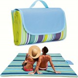 Extra-große tragbare wasserdichte Picknickdecke sandabweisend für Camping, Strand und Park (200 x 200 cm)