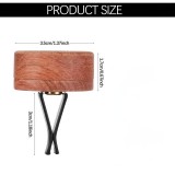 Fahrzeug Aroma Diffusor Lufterfrischer aus Holz mit Clip für Ventilation mit Lavasteinen