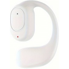 Drahtloser Knochenleitungs-Kopfhörer 1 Stück - Hängendes Headset für Sport + Laufen + Fahren - Weiss