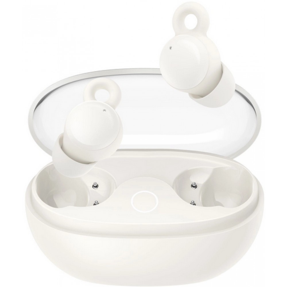 Joyroom JR-TS3 TWS Bluetooth 5.3 Kopfhörer Ergonomisch und bequem zum Schlafen - Weiss