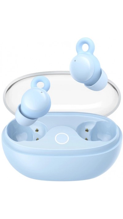 Ecouteurs TWS Joyroom JR-TS3 Bluetooth 5.3 ergonomique et confortable pour dormir - Bleu