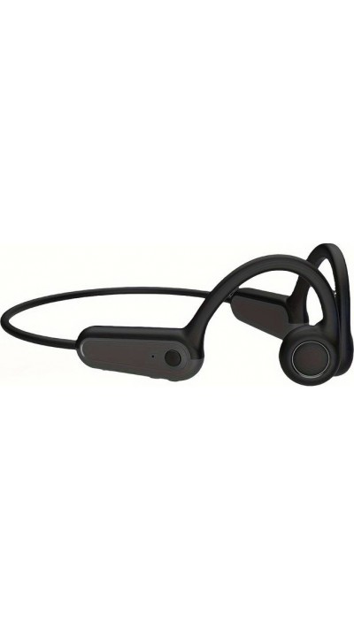Ecouteurs à conduction osseuse Bluetooth sans fil véritable pour le sport - running - vélo - fitness - Noir