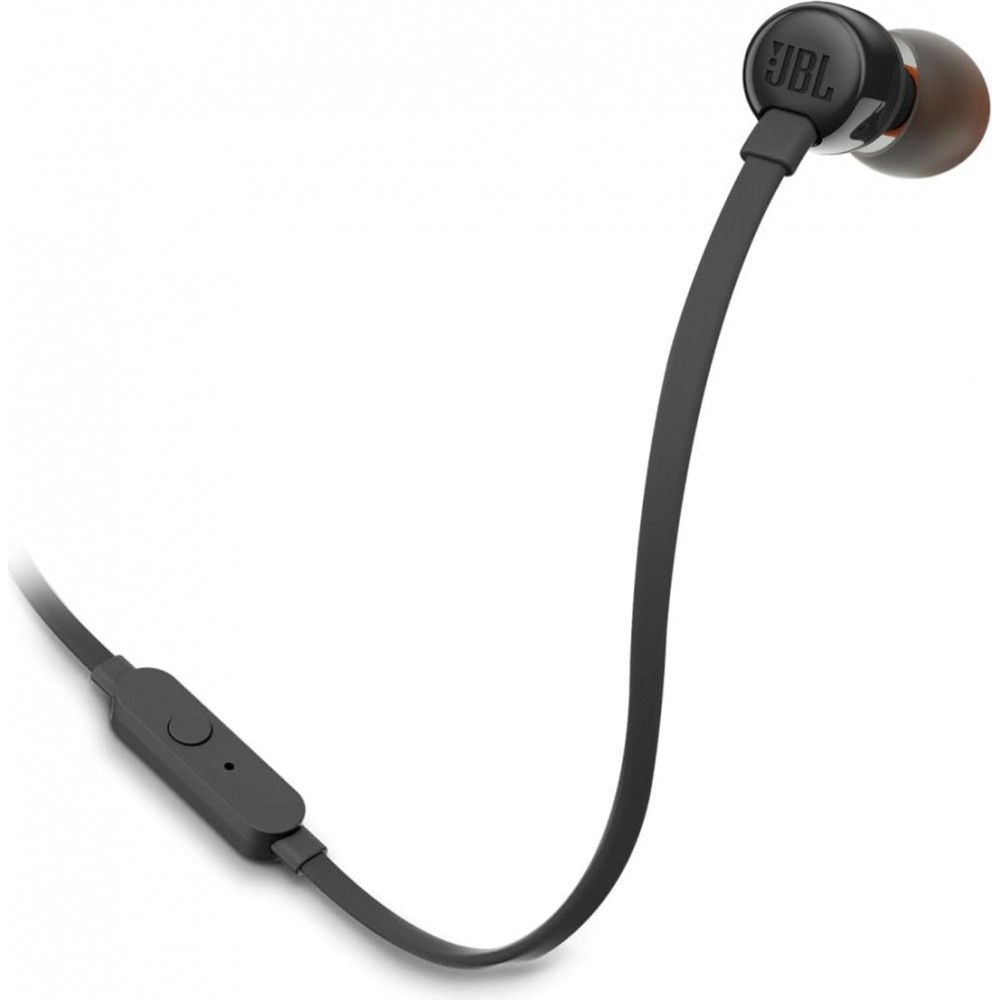 JBL Tune 110 In-Ear Kopfhörer 3.5mm Mini Jack mit Fernbedienung hochwertiger Sound - Schwarz