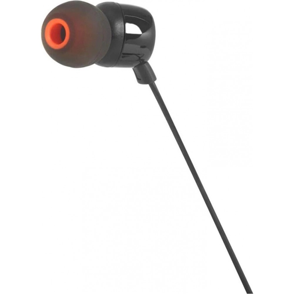 JBL Tune 110 In-Ear Kopfhörer 3.5mm Mini Jack mit Fernbedienung hochwertiger Sound - Schwarz