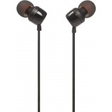 JBL Tune 110 In-Ear Kopfhörer 3.5mm Mini Jack mit Fernbedienung hochwertiger Sound - Schwarz