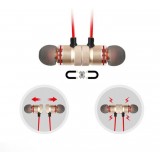Magnetische Bluetooth Kopfhörer In-Ear für Sport / Fitness inkl. Fernbedienung
