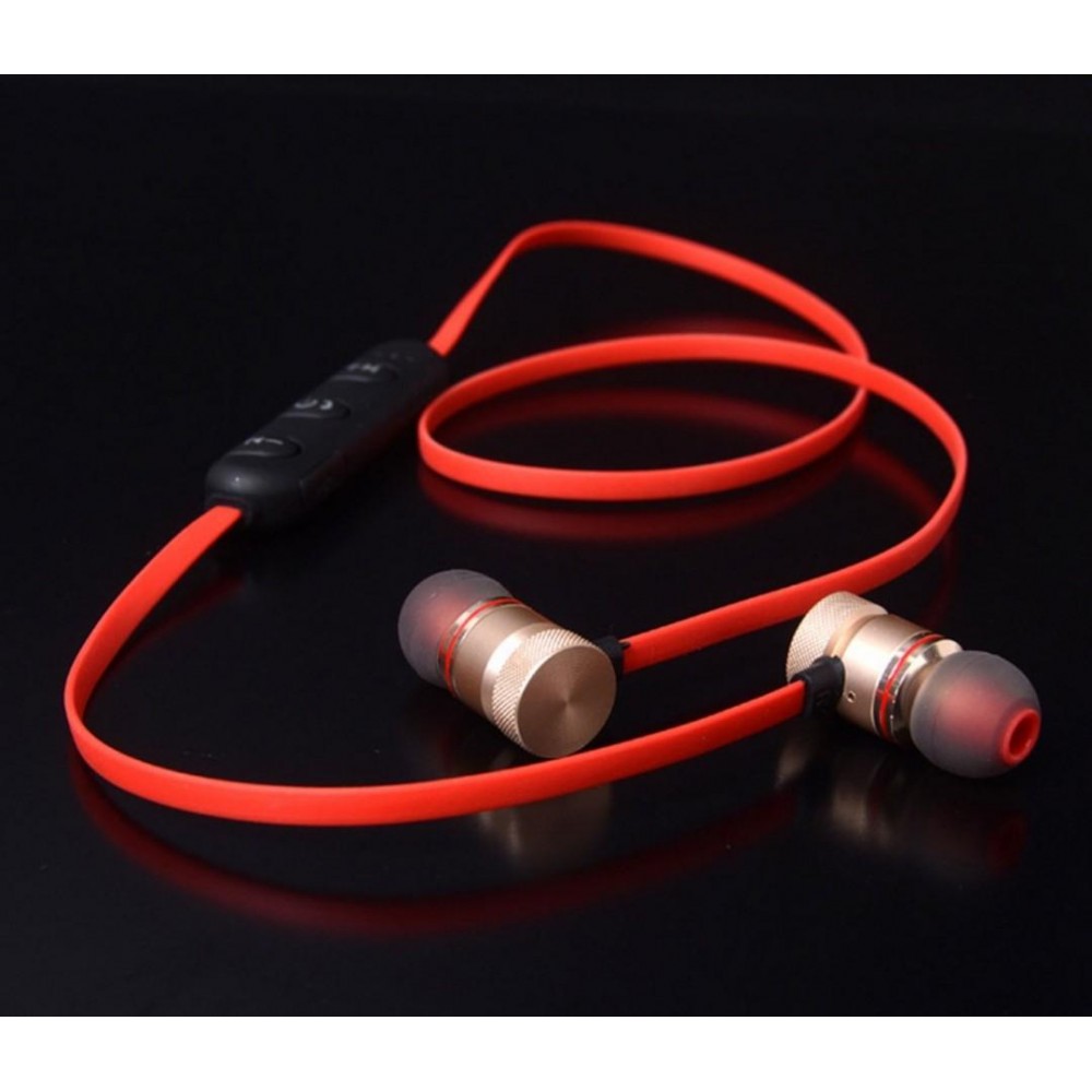 Magnetische Bluetooth Kopfhörer In-Ear für Sport / Fitness inkl. Fernbedienung