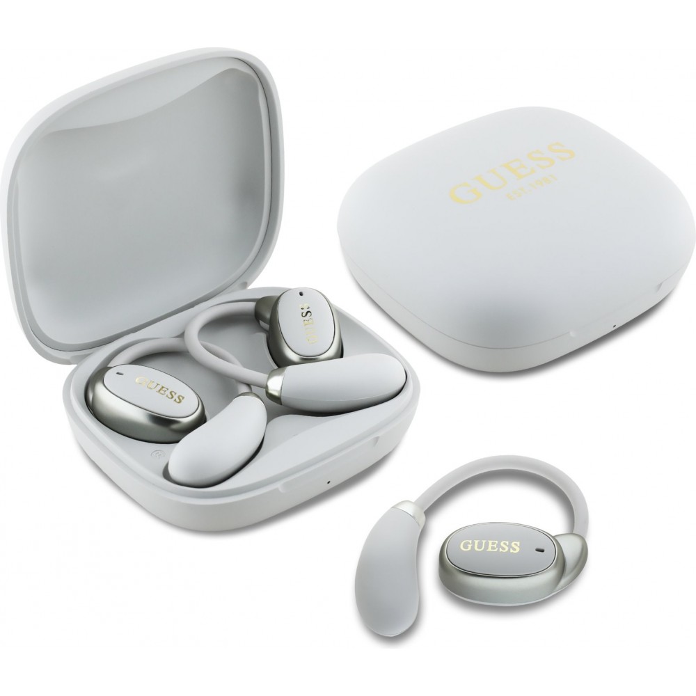 Guess Bluetooth Knochenleitungs-Ohrh&ouml;rer OWS Satin Soft Touch - Beige