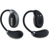 Guess Bluetooth Knochenleitende Kabellose Ohrhörer OWS Satin Soft Touch - Schwarz