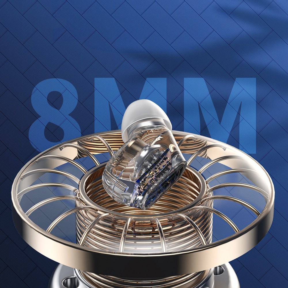 Kabellose TWS Bluetooth 5.3 Kopfhörer Choetech mit hochwertigem Audio und Ladebox - Weiß