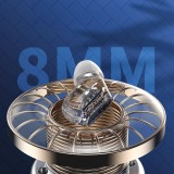 Kabellose TWS Bluetooth 5.3 Kopfhörer Choetech mit hochwertigem Audio und Ladebox - Weiß