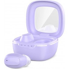 Choetech Kabellose Kopfhörer TWS Bluetooth 5.3 mit hochwertigem Audio und Ladebox - Lila