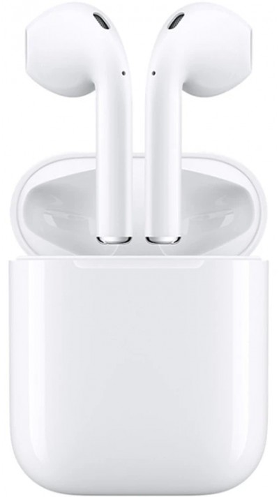 Kabellose Kopfhörer TWS i12 Bluetooth  4.2 - In-Ear inkl. Mikrofon und Lade Etui - Weiss
