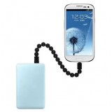 Elegantes Perlen Armband 2 in 1 Ladekabel mit integriertem USB-C Anschluss - Rosa