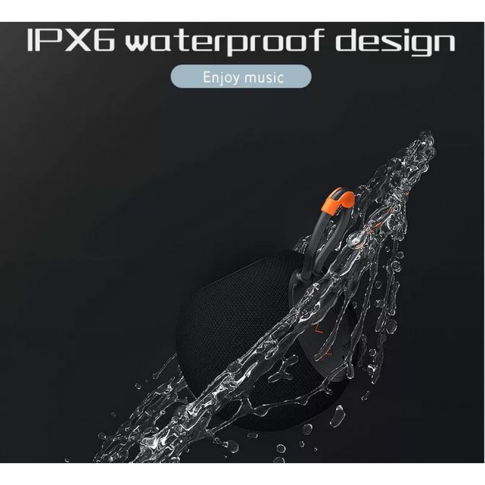 Bluetooth 5.0 Lautsprecher Portabel im Kugeldesign wasserdich IPX6 Wireless Stereo - Weiss