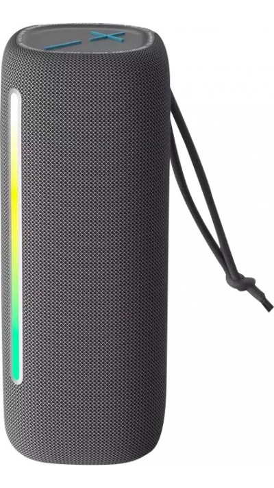 Bluetooth Lautsprecher TWS HOPESTAR 10W Stereo Bass LED wireless speaker - Grau