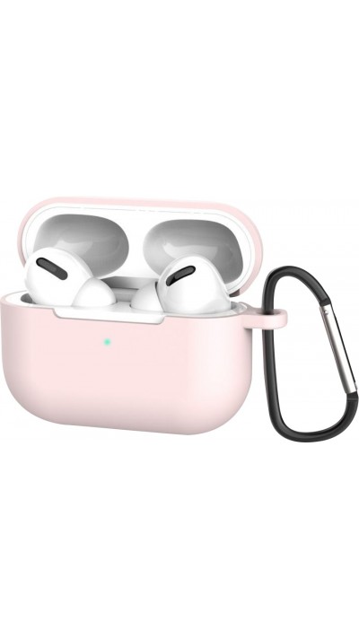 AirPods 3 - Silikonhülle mit Karabiner - Hellrosa