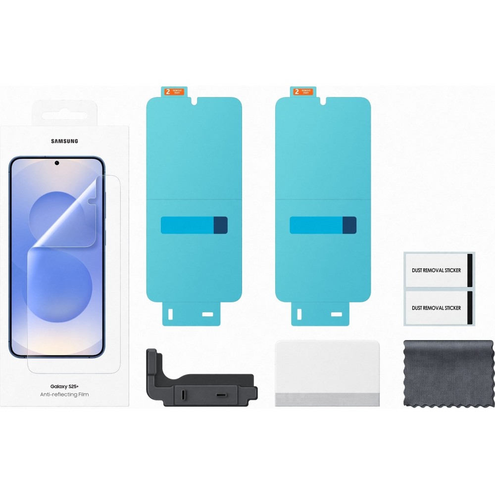 Originaler Samsung Schutzfilm kratzfest - Transparent - Galaxy S25+