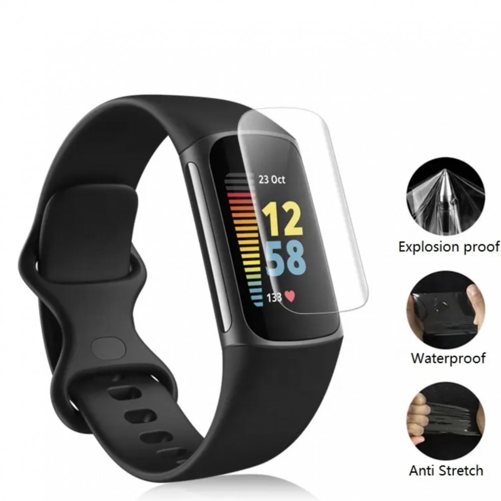Schutzfilm high transparency clear TPU - Fitbit Charge 5 / 6