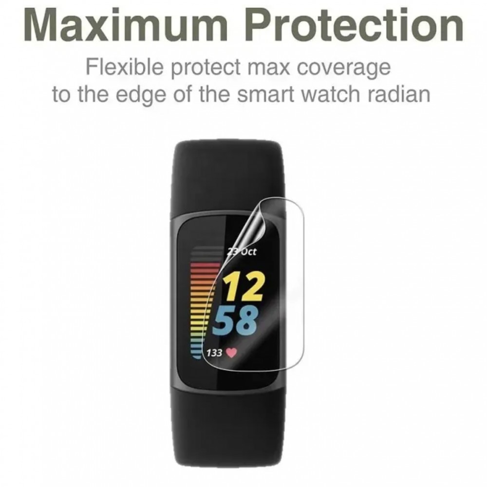 Schutzfilm high transparency clear TPU - Fitbit Charge 5 / 6