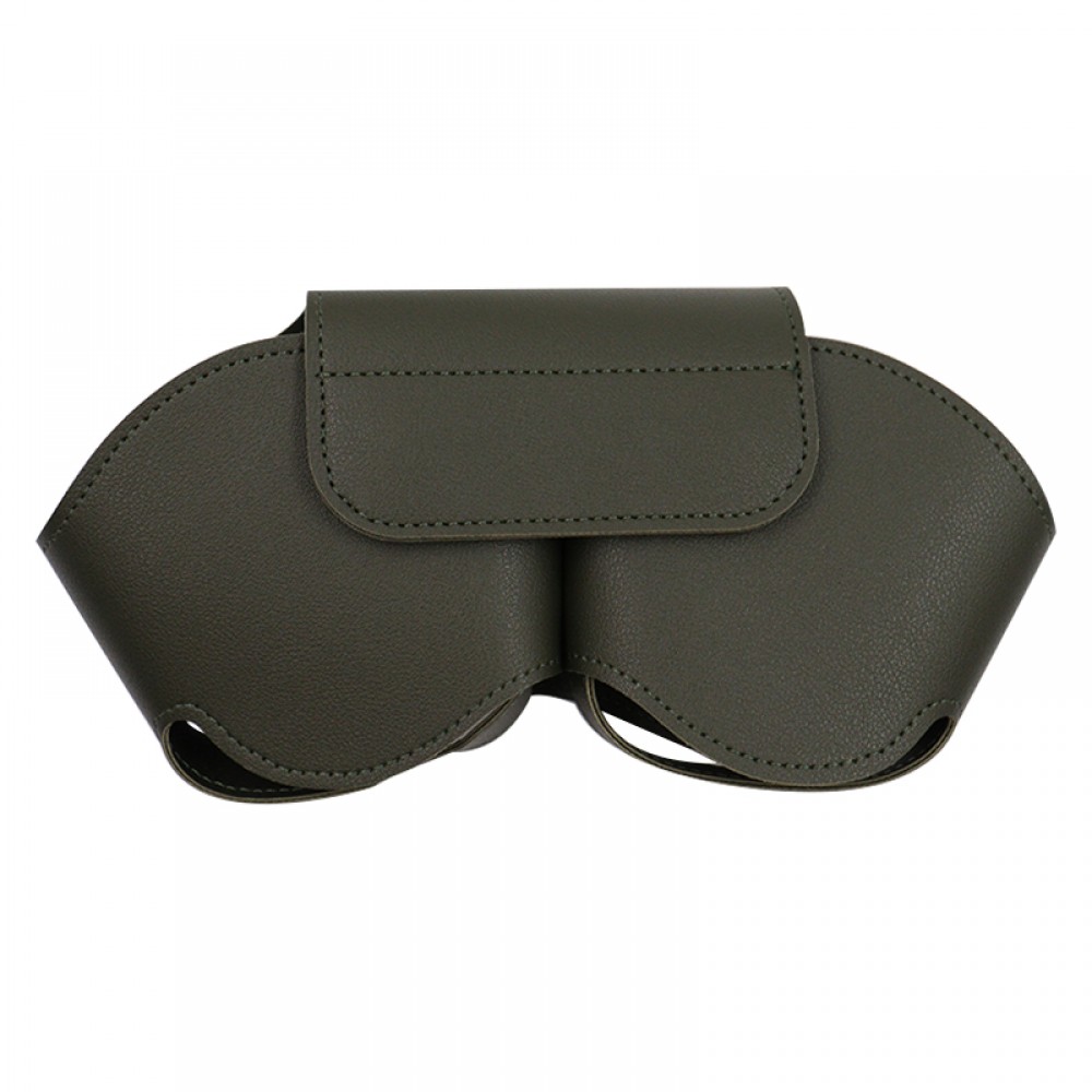 AirPods Max Case Hülle - Transporthülle aus Kunstleder - Dunkelgrün