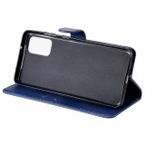Case Hülle Samsung Galaxy A52 - Premium Flip Leder Tasche - Dunkelblau